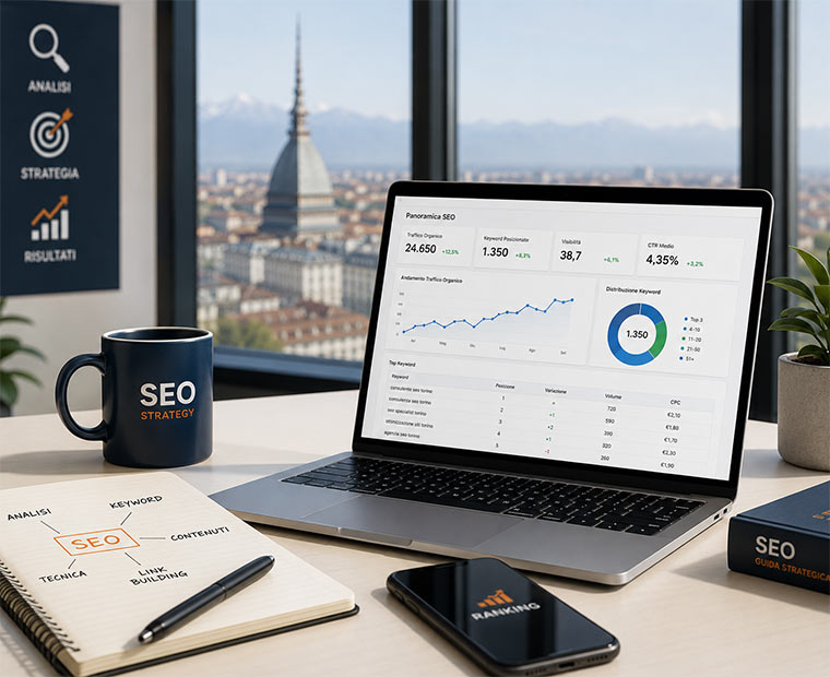 Consulente SEO Torino per posizionamento siti web su Google