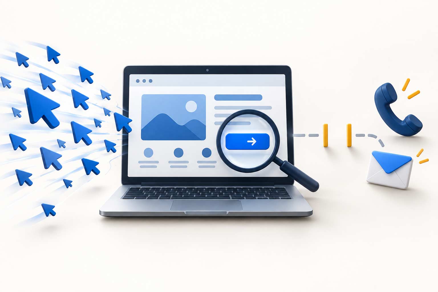 Google Ads click ma non contatti attività locali