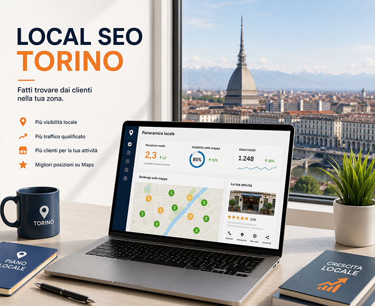 Local SEO Torino e posizionamento Google Maps