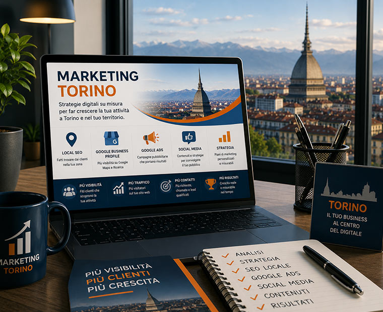 Consulente marketing Torino digital marketing e web marketing